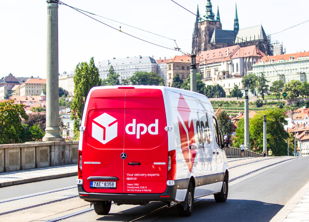 DPD Van in Prague